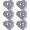 6PCS Simple Lamp Shades Modern Cloth Art Lampshade for E14 Screw Chandelier Wall Lamp