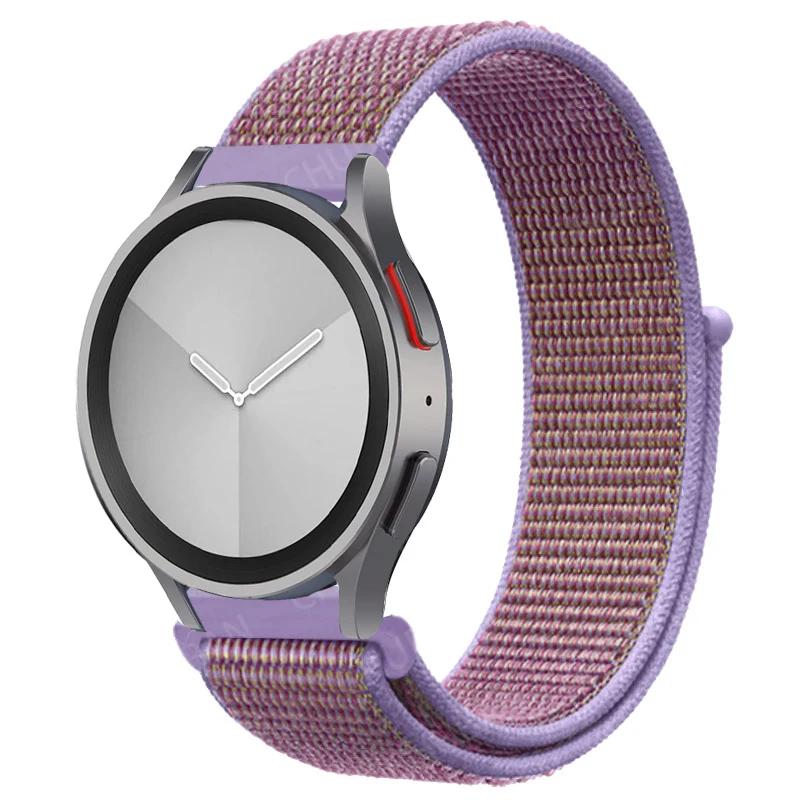 Nylon Loop Band For Samsung Galaxy Watch 6/5/pro/4/Classic/active 2 43-47-44mm 20mm/22mm Sport Bracelet Huawei Gt 4/2/e/3 Strap