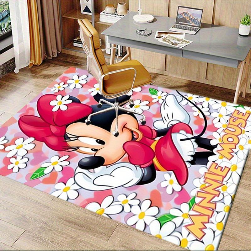 Office Carpet, Desk Mat, Gift for Home Decor, Minnie Mouse Theme Rug, Soft and Comfortable Floor Covering, Perfect for Room or Decor