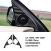 6pcs Carbon Fiber Car Front & Rear Door Speaker Cover For BMW 6 E63 E64 04-10