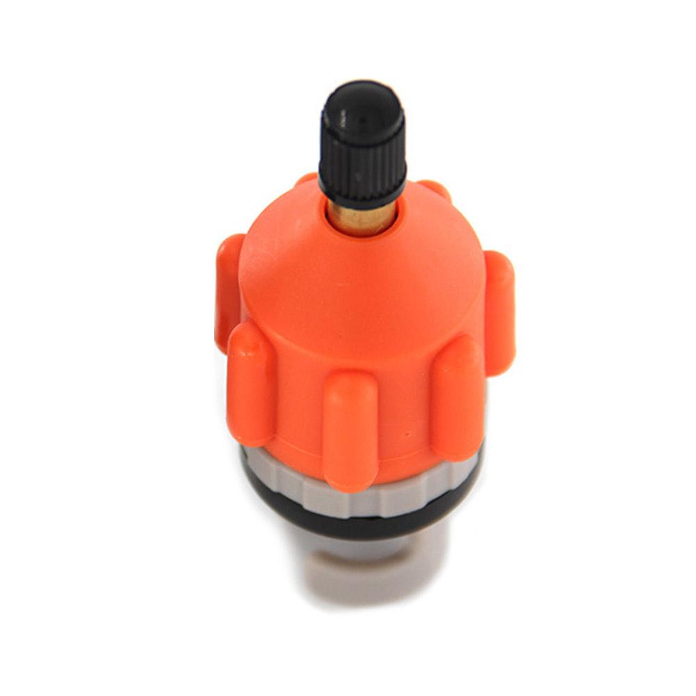SUP Air Valve Adapter Nylon Replacement SUP Board Paddle Pump Converter (Orange)