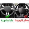 For BMW Z4 E85 E86 2003-2008 Forged Carbon Fiber Steering Wheel Button Chin Panel Cover Decorative Set Car Accessories Sticker