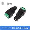 No Soldering Required Male Female CCTV Monitoring Video Cable Plug Connector for Home Indoor Surveillance Cabling