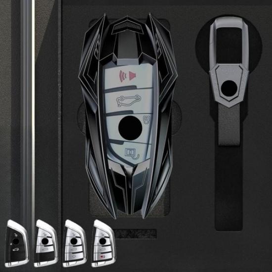 Zinc Alloy TPU Car Key Case Cover For BMW 1 2 3 4 5 6 7 8 X1 X2 X3 X4 X5 X6 X7