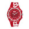 Frame Solar Powered Red rPET Watch Style 3-Hand DZ462, Red, Red, 51mm, Strap.