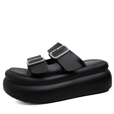 Модные женские сабо женские летние 2024 роскошные женские сандалии 2024 летние пляжные удобные и элегантные женские туфли 7 см мужские тапочки