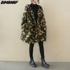 DIMANAF Женские пальто Новые большие размеры Зимние новые кашемировые куртки Пальто Парка с рождественским узором и принтом Дизайн Теплая флокированная верхняя одежда больших размеров