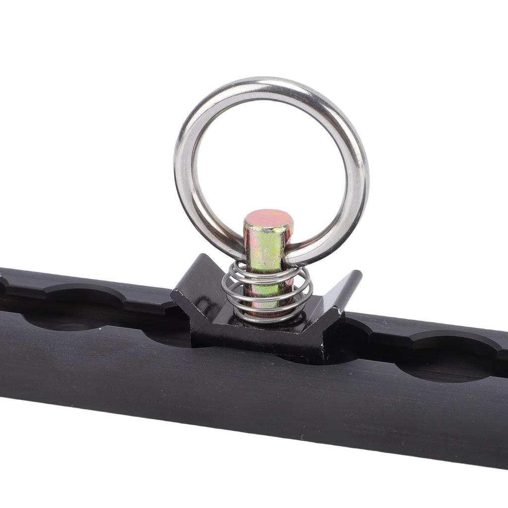 2 шт. Алюминиевая L-образная направляющая 304 мм Утолщенная L-образная крепежная рейка с 4 круглыми кольцами для мотоциклов, квадроциклов, внедорожных мотоциклов, пикапов