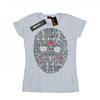 Friday 13th Womens/Ladies Jason Text Mask Cotton T-Shirt