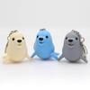 Cute Sea Lion Shape Vocal Key Ring Luminous Key Chain LED Light