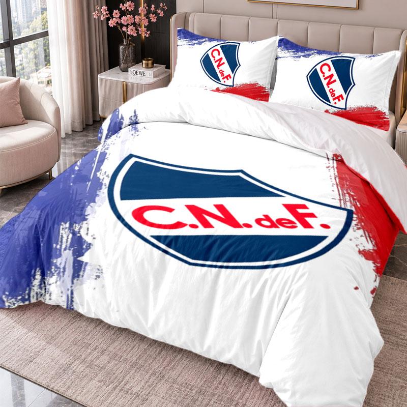 Nacional De F Tbol 3Pcs Bedding Set Duvet Cover With Two Pillowcases For Bedroom Home Decoration