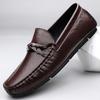 Пенни Лоферы Обувь Для Мужчин Туфли-лодочки 2025 Лето Деловая Кожа Черный Мужские Мокасины Мужские Водительские Повседневные Туфли Слипоны Балетки