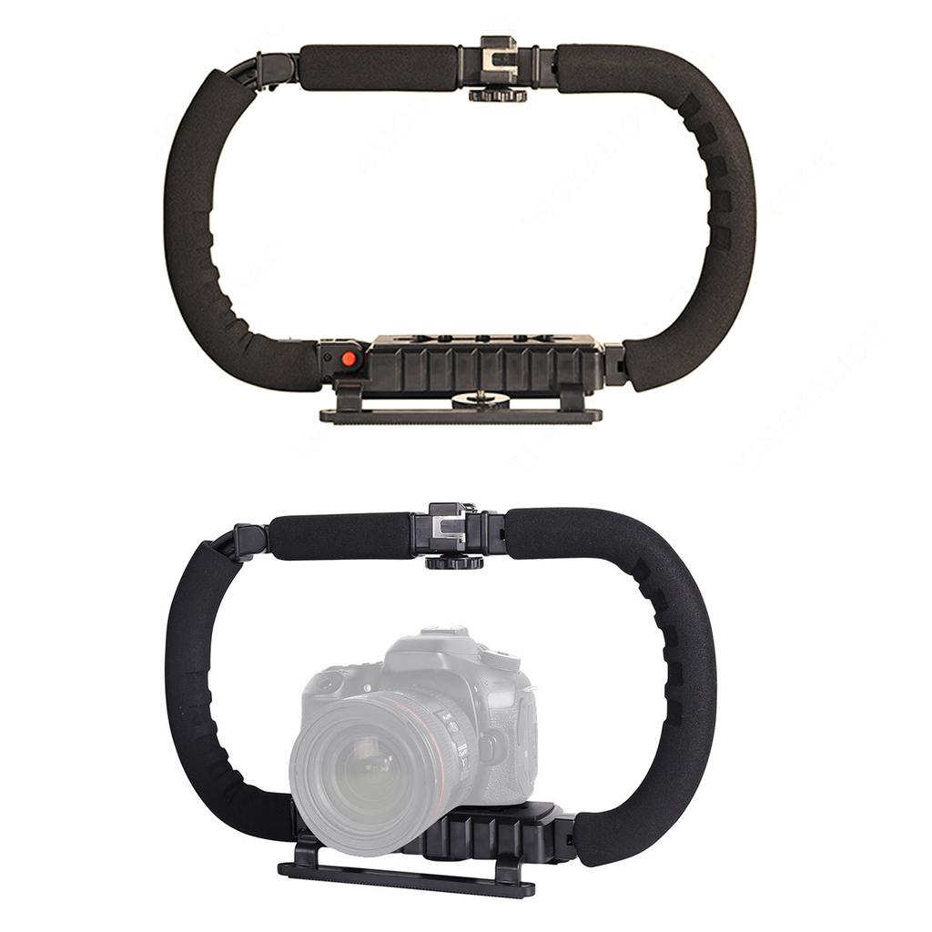 ABS Стабилизатор рукоятки камеры Расширительная клетка Крепление для приключенческой съемки Ручной кронштейн для камеры для идеально плавной съемки