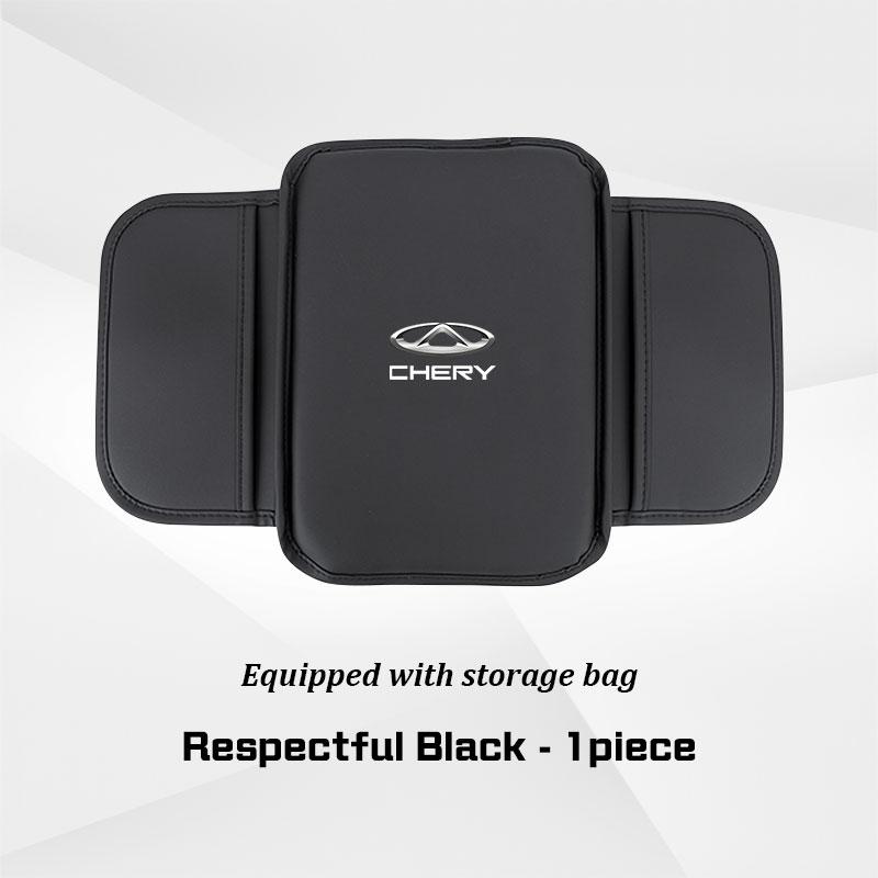 Кожаная накладка для Chery Tiggo 7 Pro 8 4 5 3 2 T11 5X Amulet Fora QQ IQ Автомобильный подлокотник Коврик Сумка для хранения Защитная подушка Аксессуары NN2