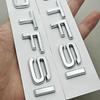 3D ABS Chrome Black Car Styling 30 35 TFSI Rear Trunk Badge Emblem For Audi A3 8V A4 B9  30TFSI 35TFSI Auto Exterior Accessories
