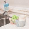 Kitchen Sink Draining Storage Basket, Snap-on Faucet Hanging Basket, Dishwashing Sink Sponge Draining Storage Rack