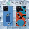 Ракетка для настольного тенниса Пинг-понг МЯЧ Чехол для телефона Для IPhone 14 16 17 13 12 11 15 Pro Max Plus Для Magsafe Беспроводная зарядка Чехол