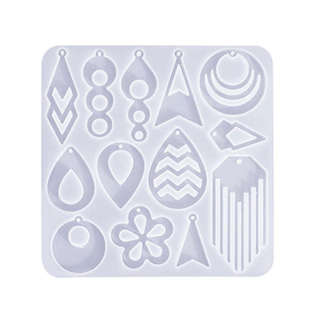 Геометрическая силиконовая форма Выдолбленные формы для сережек Формы для изготовления ювелирных изделий Силиконовые формы Идеальный подарок для мастеров