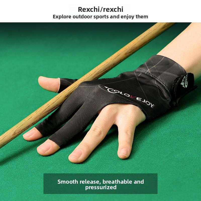 Leitch Professional Billiard Gloves Thin Breathable Three-Finger Gloves Snooker Billiard Sports Gloves Single Pack