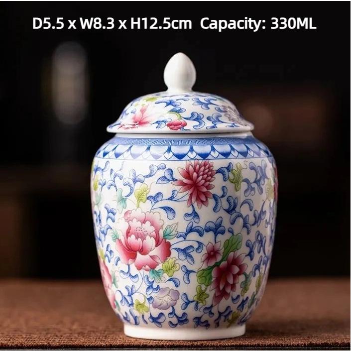 Эмалевая керамическая чайница – Влагонепроницаемая герметичная банка для хранения чая Чайная банка