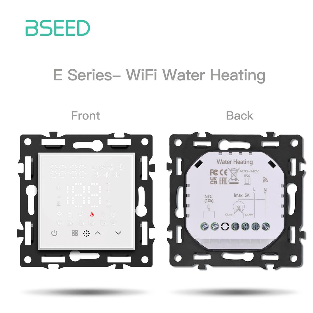 BSEED WIFI Термостат Водяной Электрический Теплый Пол Отопление Газовый Котел Температура Модуль Дистанционного Управления с Alexa Серия E Сделай Сам