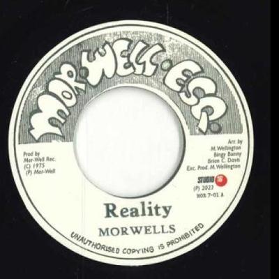 7-дюймовая пластинка MORWELLS ESQ - Reality / Version MOR701 Morwell Esq 1977 Великобритания Регги, Ска и Даб