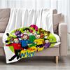 The Wiggles Theme Printed Blanket - Perfect for Couch, Bed, Travel & Outdoor Use | Machine Washable, Cozy & Durable.