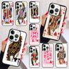 Чехол для телефона с игральными картами Король и Королева для iPhone 16 15 SE2020 6 7 8 Plus для Apple 13 11 12 14 Mini Pro Max Чехол-ракушка
