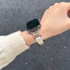 Cute Bowknot Leather Watch Bands for Apple Watch Strap for IWatch Series 10 Wrist Bracelet Smart Watch 38 40 42 44 45 49 mm