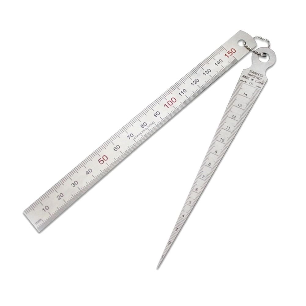High Precision Taper Gauge Hole Inspection Depth Ruler Feeler Gap Gauge  Measuring Tool