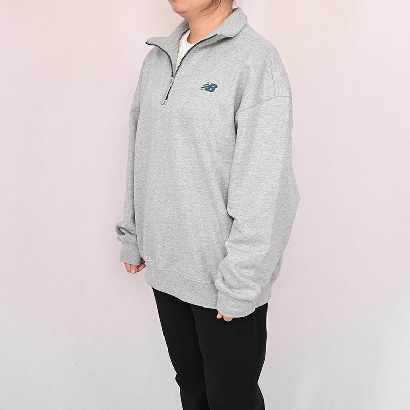 New Balance Толстовка Унисекс Серая NCF11141-MGR