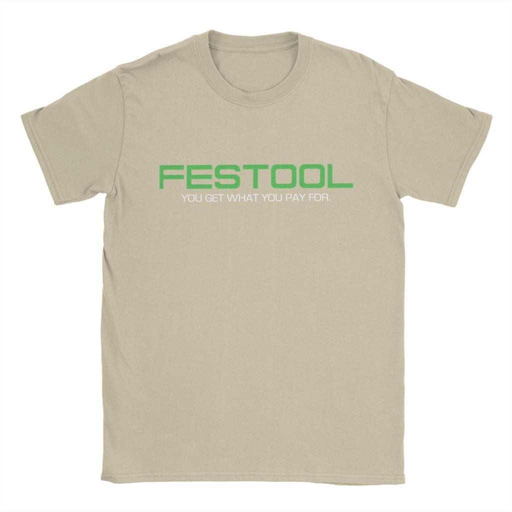 Летняя хлопковая футболка Festool для мужчин, популярная футболка с принтом, с коротким рукавом, Y2K, смешная одежда