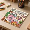 Stress Relief Graffiti Painting Book Cartoon Paperback Montessori Drawing Toy  for Adults And Teens