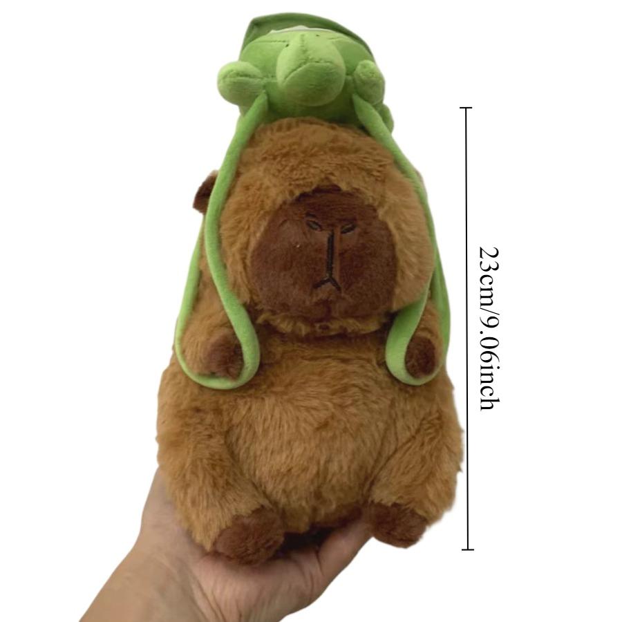 Гамбургская Капибара, плюшевая игрушка, пушистая плюшевая кукла Kawaii, имитация капибары, аниме, милые мягкие игрушки, мягкий плюшевый подарок, детские игрушки