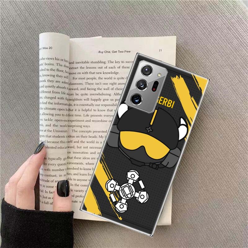 Game Rainbow S-Six S-Siege Phone Case For Samsung Galaxy S25 Edge S24 S23 FE S22 S26 Ultra S21 S20 S10 Plus Capa Soft