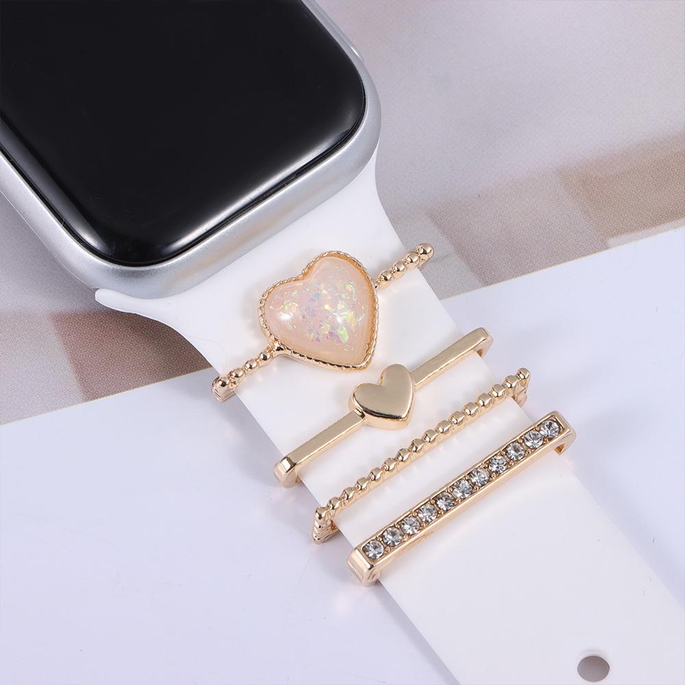 New Accessories Bracelet Metal Charms Diamond Ring Strap Decorative Charms Band Ornament