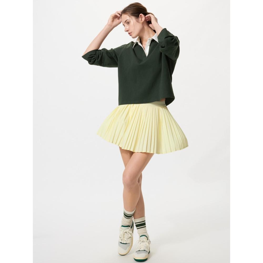 Uniqlo Японское активное плиссированное пальто