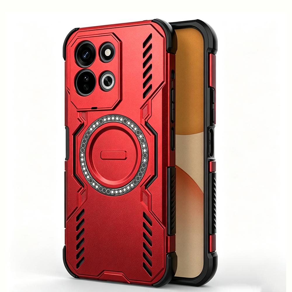 KEYSION Полый чехол с теплоотводом для Redmi 17 5G Силикон+ПК Магнитное охлаждение Ударопрочный чехол для телефона для Xiaomi Redmi 17 4G