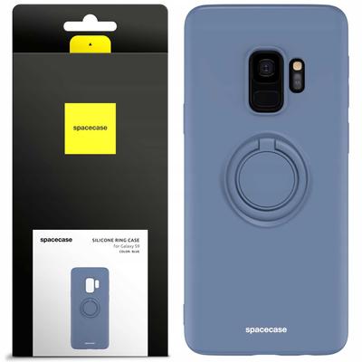 Силиконовое кольцо Sc Galaxy S9 Синее