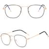 Protection Square Frame Metal Eyeglasses Anti-Blue Light Glasses Computer Goggles Ultra Light Frame