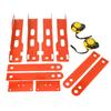 Wheel Alignment Tool Aluminum Alloy Accurate Mesurement Toe Alignment Tool Plates with 2 Tape Measures Hanging Hole