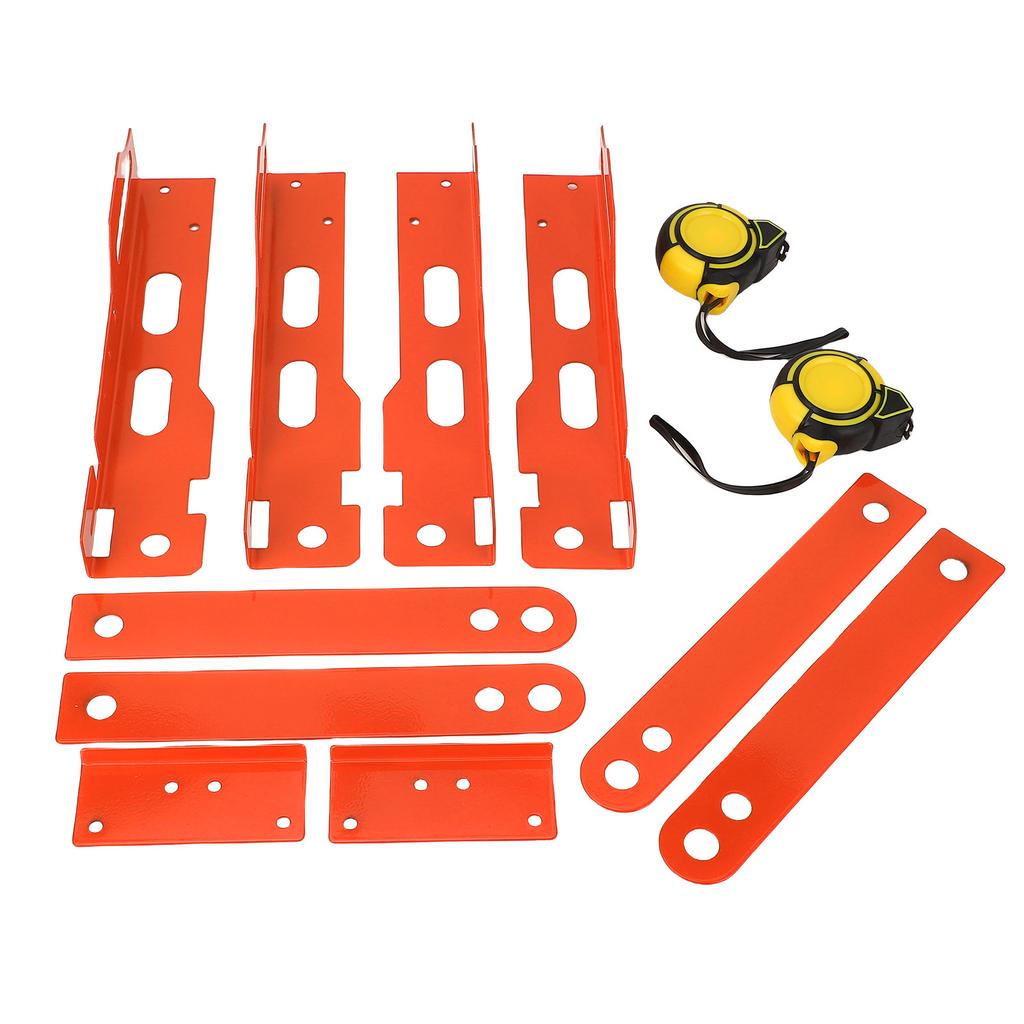 Wheel Alignment Tool Aluminum Alloy Accurate Mesurement Toe Alignment Tool Plates with 2 Tape Measures Hanging Hole