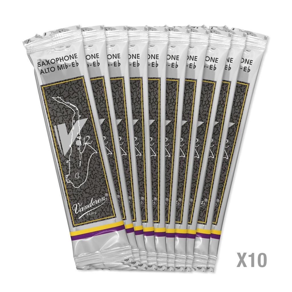 Vandoren Alto Sax Reed V12 Hard 3-12 10pcs