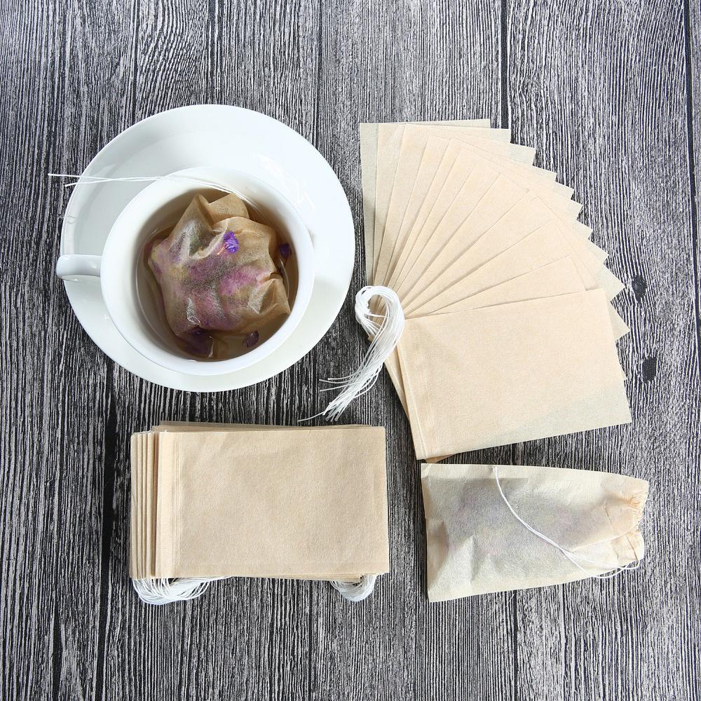 Drawstring Heat Seal Disposable For Herb Loose Tea Coffee Infuser Tea Strainer Filter Bags Tea Bag