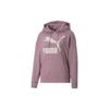 Classics Logo Printed Sports Hoodie Women Hoodies Purple 531385-46