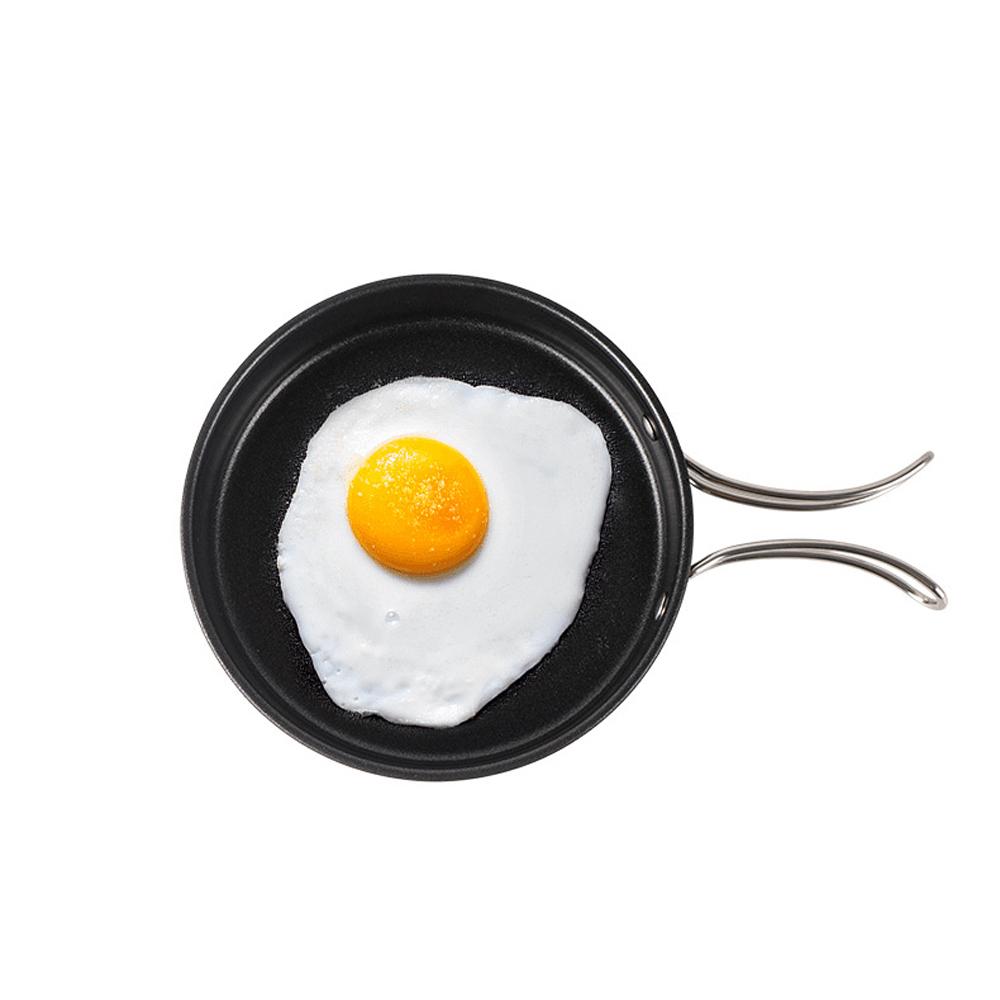 Набор походной посуды для кемпинга, портативный набор посуды для пикника, кастрюля из нержавеющей стали, сковорода, чайник, дорожный