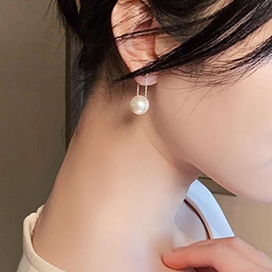 1 пара пирсинга ярких цветов женские серьги простой кулон из искусственного жемчуга свадебные серьги ювелирные изделия