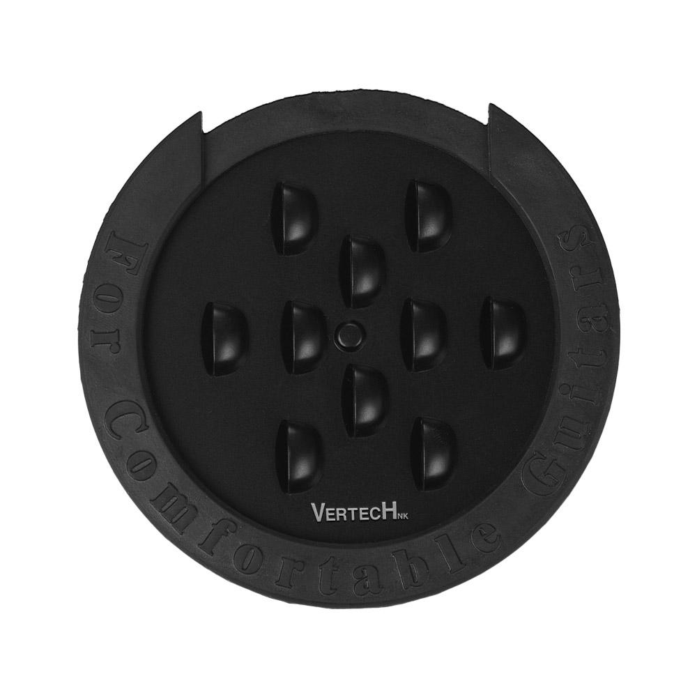 VERTECHnk SM 10 Накладка на резонаторное отверстие гитары Звуковое отверстие Буфер от обратной связи Черный Диаметр 100 мм для EQ Акустических фолк-гитар