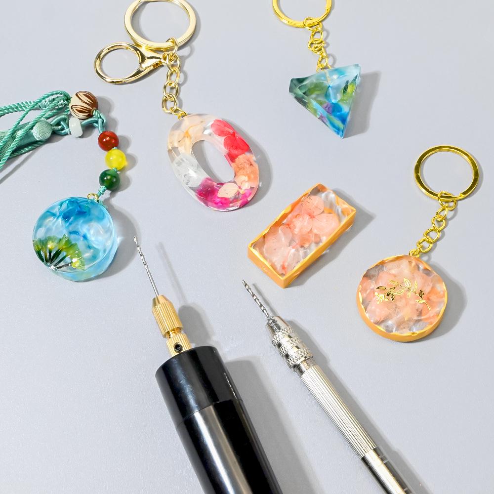 Компактная USB электрическая ручная дрель для DIY, сверления эпоксидной смолы и пробивки