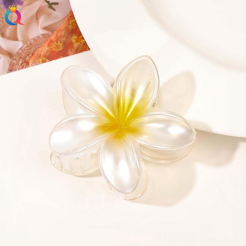 Fashion Bauhinia Egg Flower Hair Clip Back Head Bun Grab Clip Shark Hair Clip Accessories
